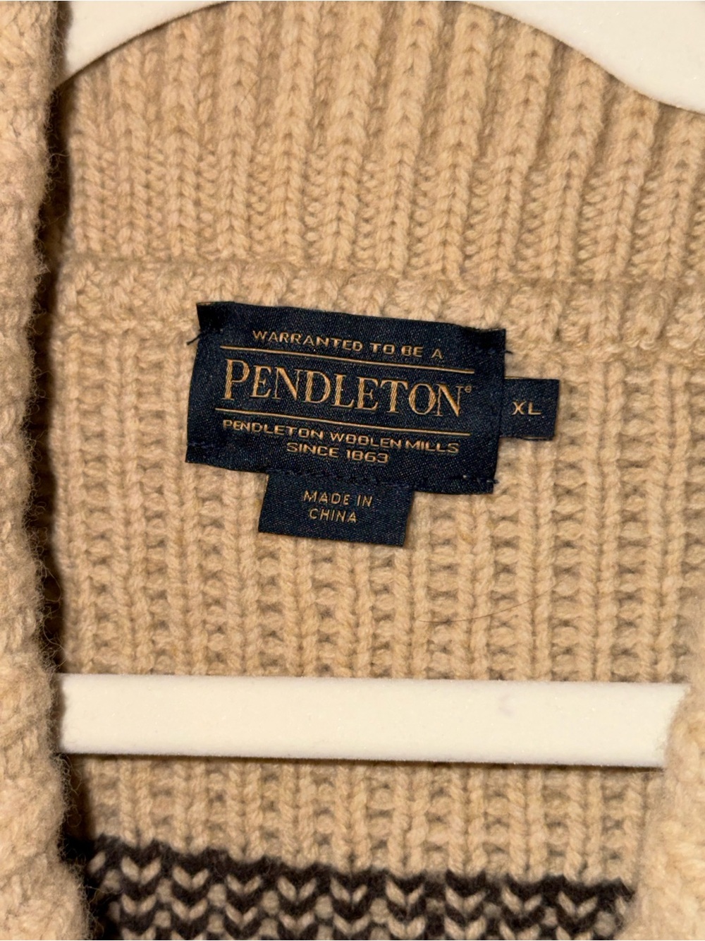 Pendleton men’s original westerly sweater - Picture 4 of 4